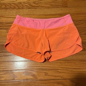 Lululemon speed shorts